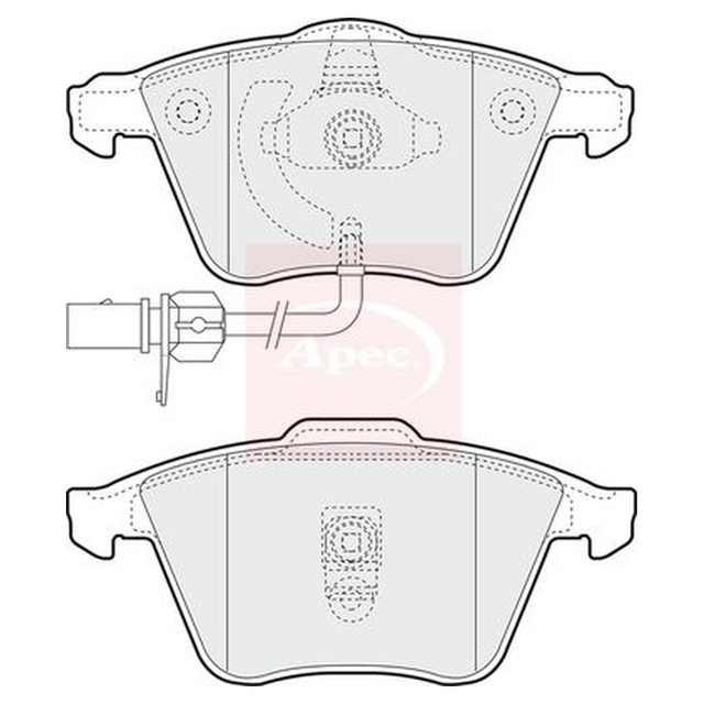 Apec Brake Pads Set PAD1299 - image 5