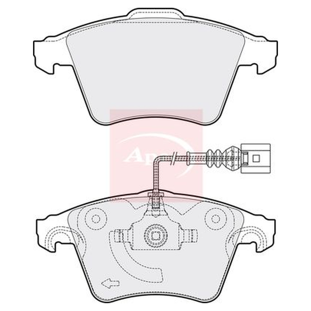 Apec Brake Pads Set PAD1336 - image 5