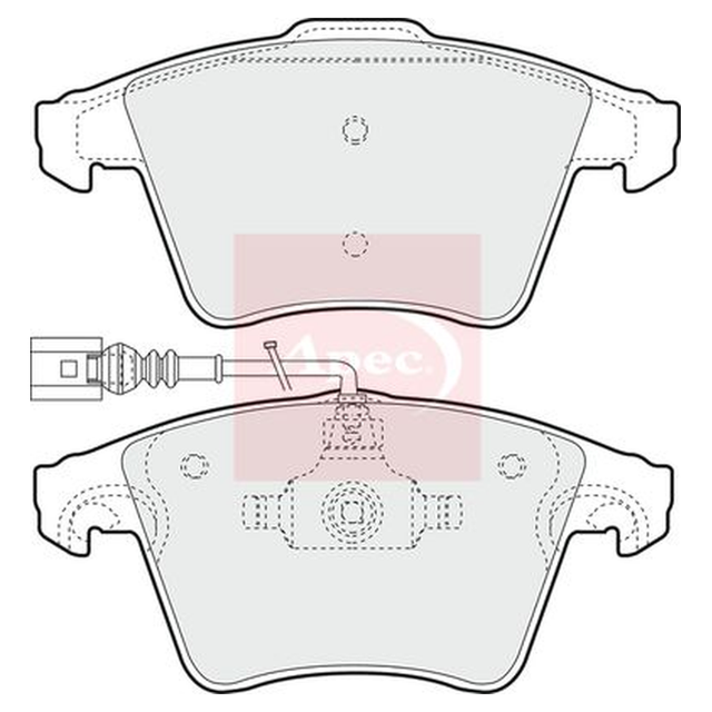 Apec Brake Pads Set PAD1337 - image 5