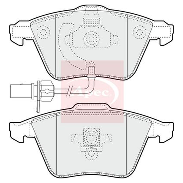 Apec Brake Pads Set PAD1355 - image 5