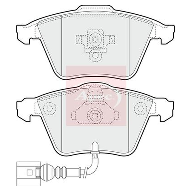 Apec Brake Pads Set PAD1452 - image 5