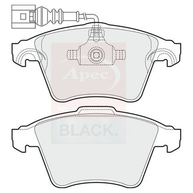 Apec Brake Pads Set PAD1496B - image 5
