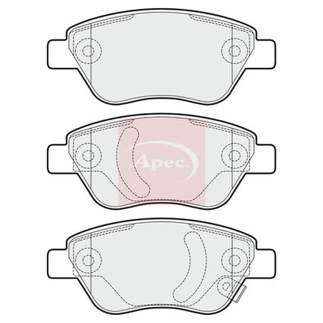 Apec Brake Pads Set PAD1521 - image 5