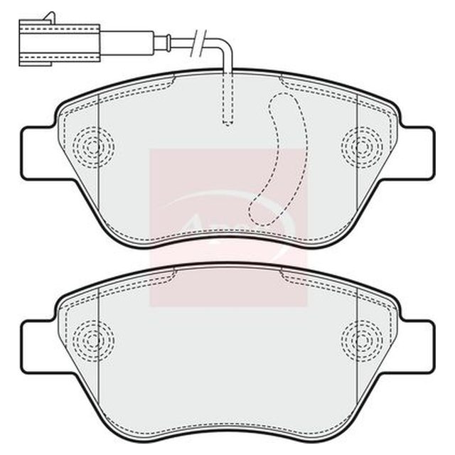 Apec Brake Pads Set PAD1549 - image 5