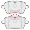Apec Brake Pads Set PAD1577 thumbnail
