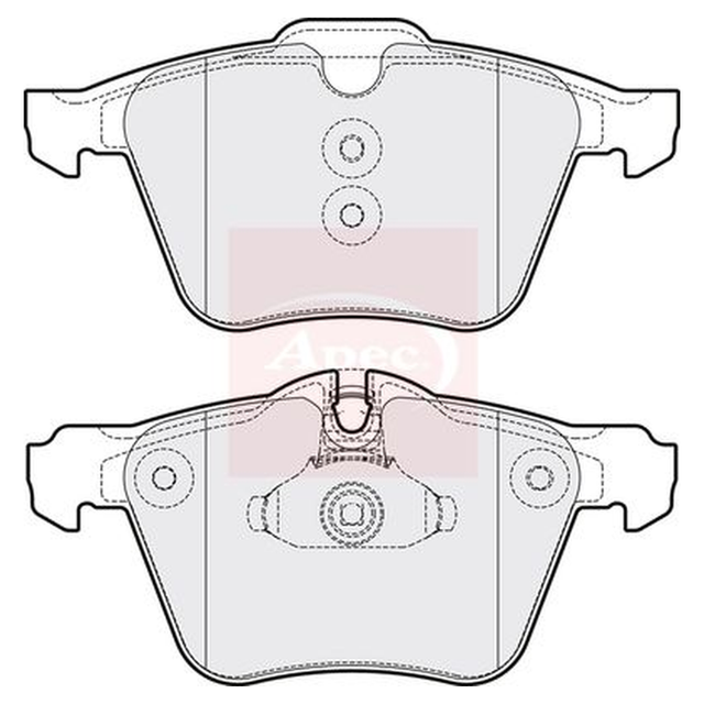 Apec Brake Pads Set PAD1595 - image 5