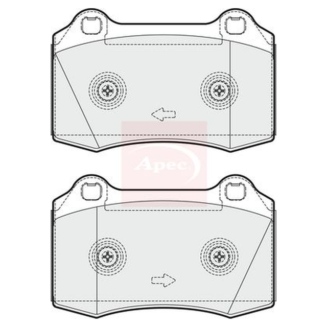 Apec Brake Pads Set PAD1661 - image 5