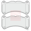 Apec Brake Pads Set PAD1666 thumbnail