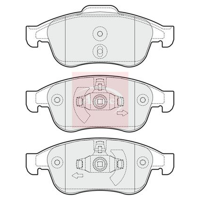 Apec Brake Pads Set PAD1669 - image 5