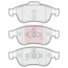 Apec Brake Pads Set PAD1669 thumbnail
