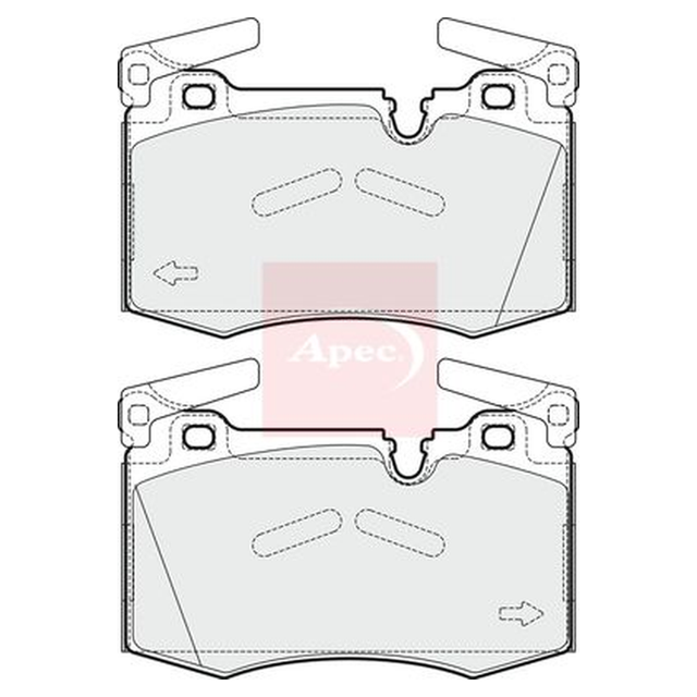 Apec Brake Pads Set PAD1683 - image 5