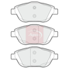 Apec Brake Pads Set PAD1694 thumbnail