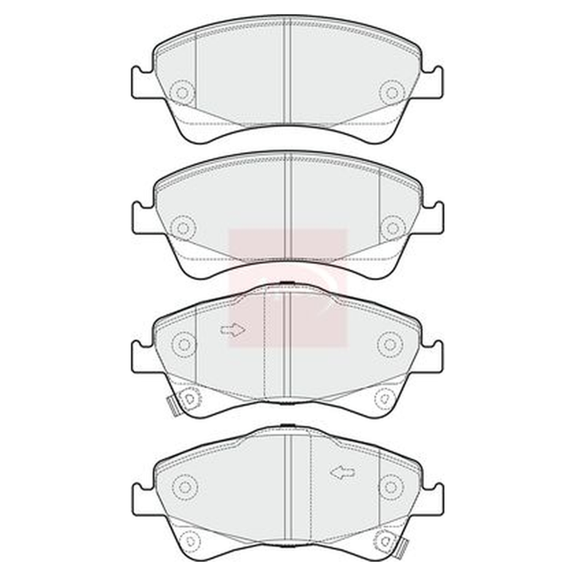 Apec Brake Pads Set PAD1707 - image 5