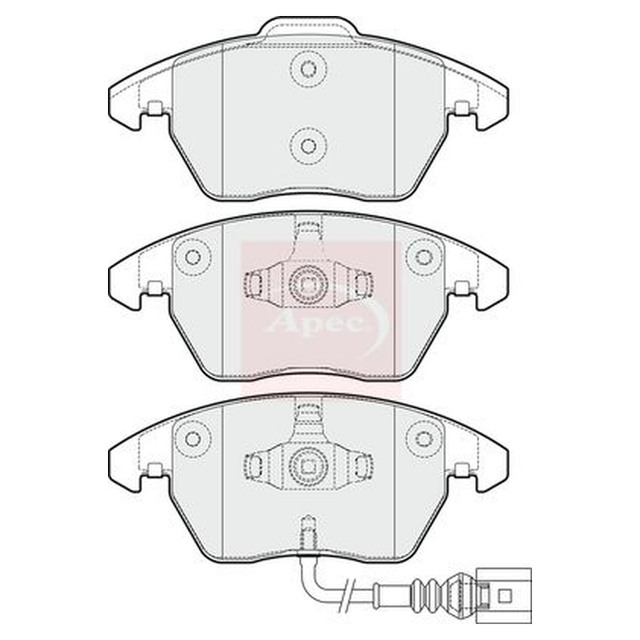 Apec Brake Pads Set PAD1731 - image 5