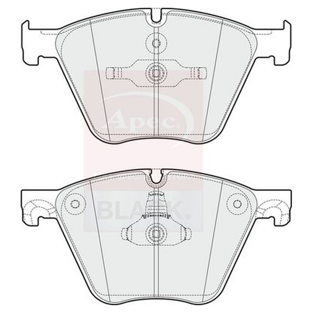 Apec Brake Pads Set PAD1744B - image 5