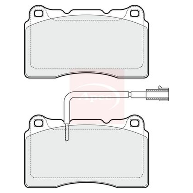 Apec Brake Pads Set PAD1747 - image 5