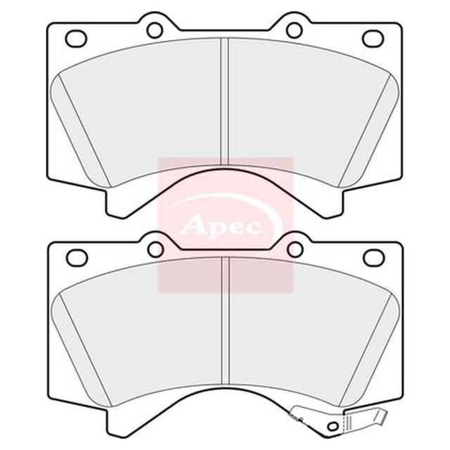 Apec Brake Pads Set PAD1761 - image 4