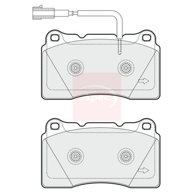 Apec Brake Pads Set PAD1790 - image 5