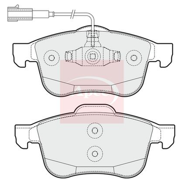 Apec Brake Pads Set PAD1794 - image 5