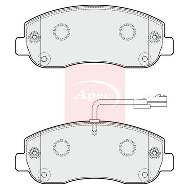 Apec Brake Pads Set PAD1797 - image 5