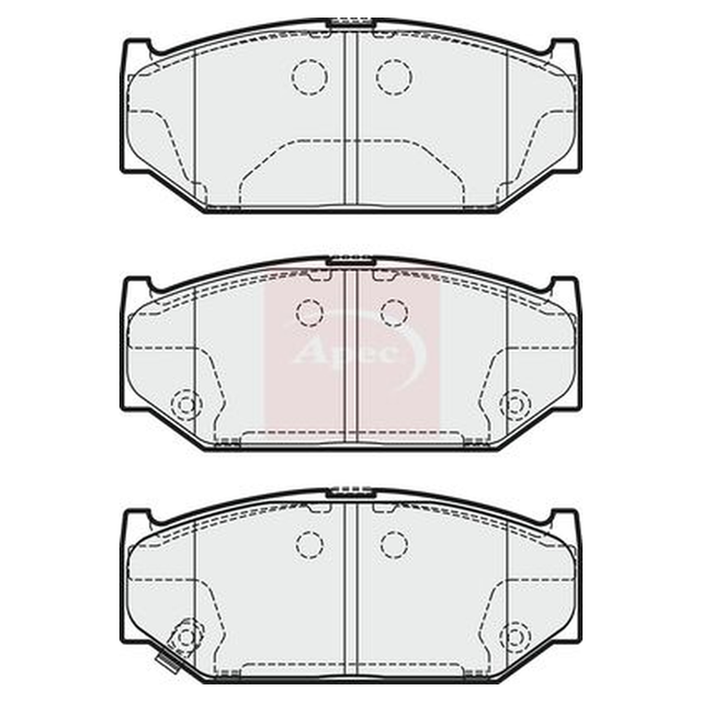 Apec Brake Pads Set PAD1823 - image 5