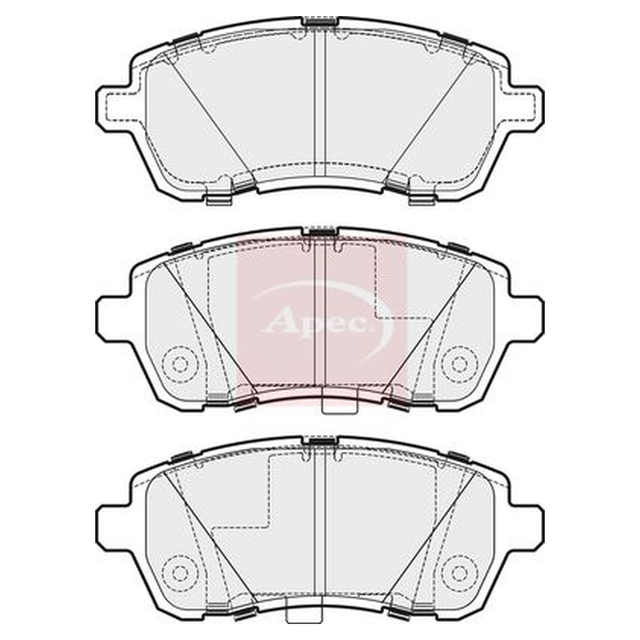 Apec Brake Pads Set PAD1835 - image 5
