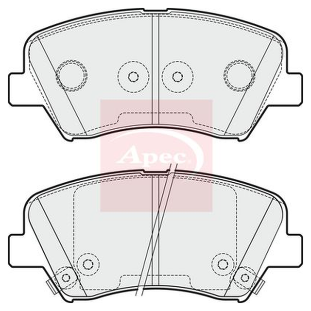 Apec Brake Pads Set PAD1865 - image 5