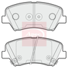 Apec Brake Pads Set PAD1865 thumbnail