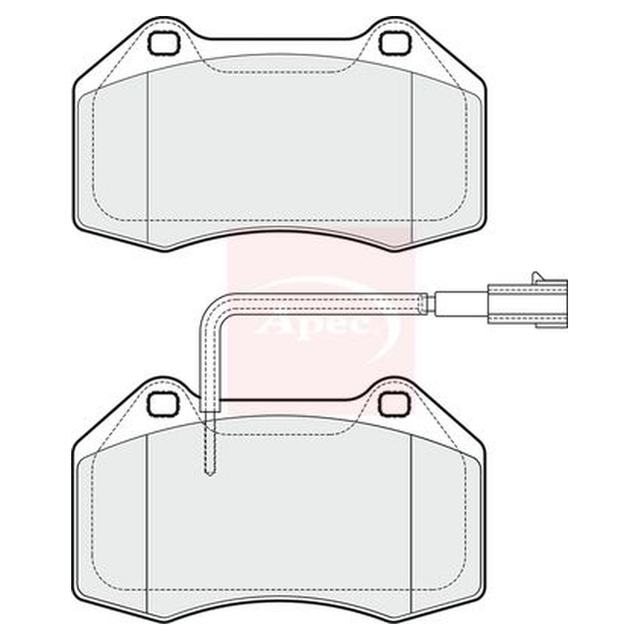 Apec Brake Pads Set PAD1866 - image 5