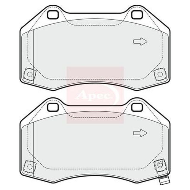 Apec Brake Pads Set PAD1893 - image 5