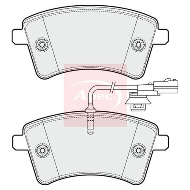 Apec Brake Pads Set PAD1900 - image 5