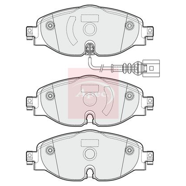 Apec Brake Pads Set PAD1902 - image 5