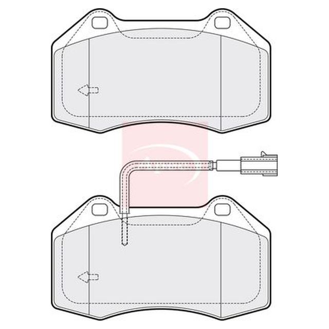 Apec Brake Pads Set PAD1917 - image 5
