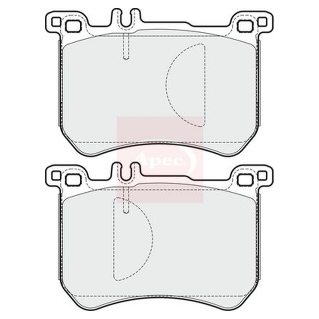 Apec Brake Pads Set PAD1938 - image 5