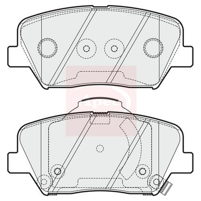 Apec Brake Pads Set PAD1979 - image 5