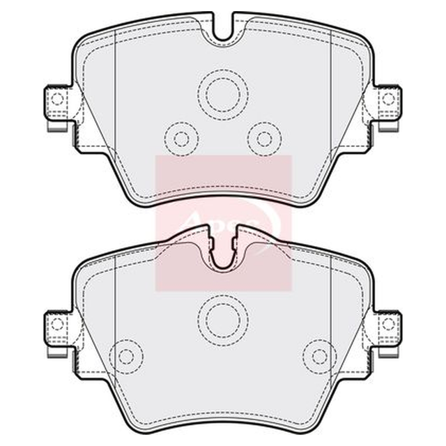 Apec Brake Pads Set PAD2050 - image 5
