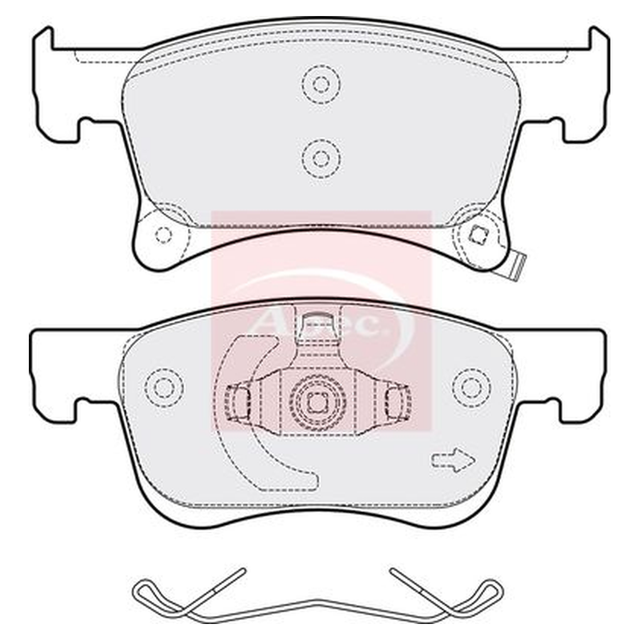 Apec Brake Pads Set PAD2056 - image 5