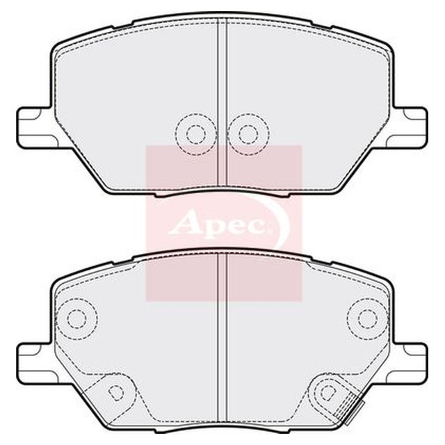 Apec Brake Pads Set PAD2065 - image 5