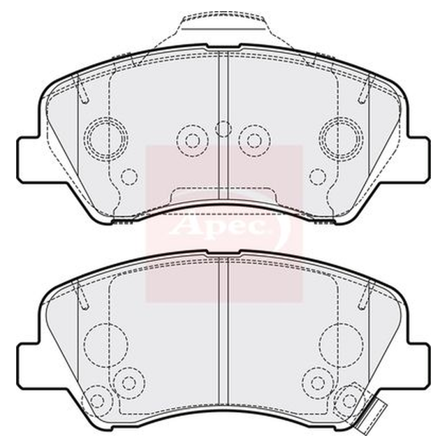 Apec Brake Pads Set PAD2077 - image 5