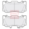 Apec Brake Pads Set PAD2112 thumbnail