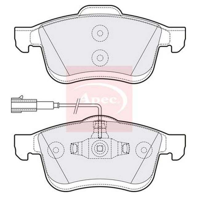 Apec Brake Pads Set PAD2120 - image 5
