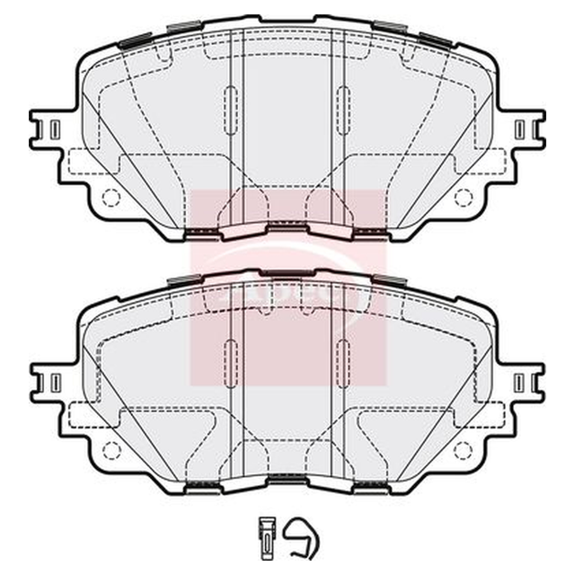 Apec Brake Pads Set PAD2141 - image 5