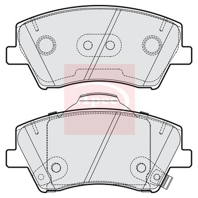 Apec Brake Pads Set PAD2226 - image 5