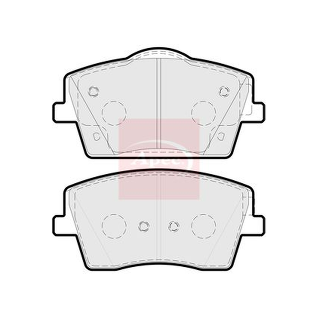 Apec Brake Pads Set PAD2249 - image 5