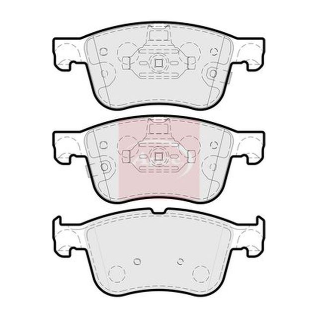 Apec Brake Pads Set PAD2283 - image 5