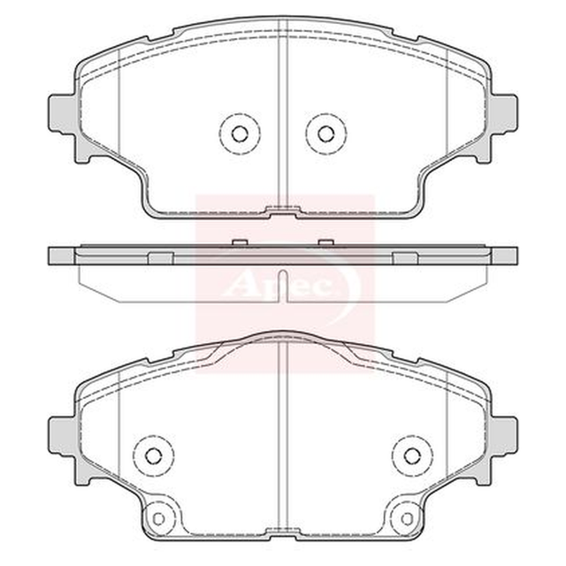 Apec Brake Pads Set PAD2315 - image 5