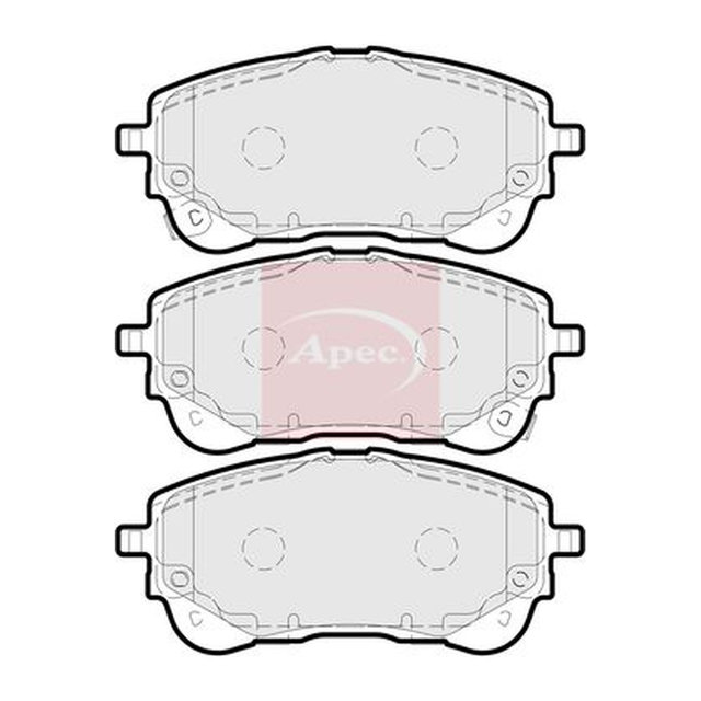 Apec Brake Pads Set PAD2317 - image 5