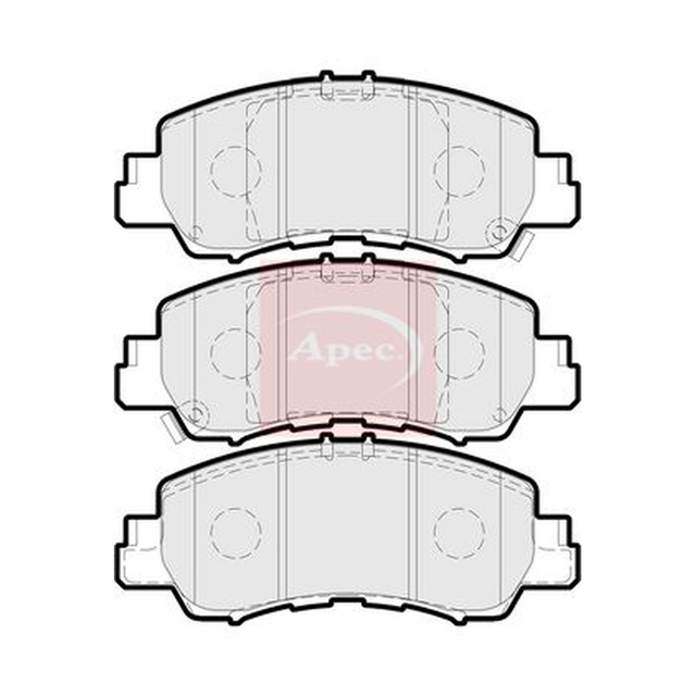 Apec Brake Pads Set PAD2321 - image 5