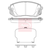 Apec Brake Pads Set PAD2348 thumbnail