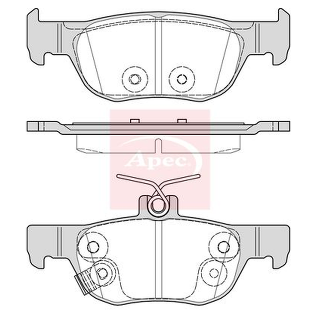 Apec Brake Pads Set PAD2355 - image 5